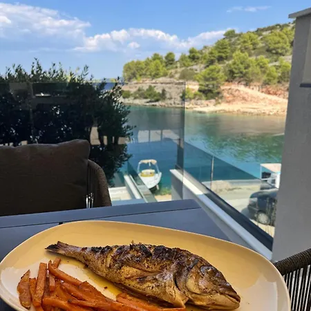 Venetta,beach House,pool,jacuzzi,satellite Internet-wifi,4x4 Utv Vehicle,sup Board,island Zirje, Sibenik Villa