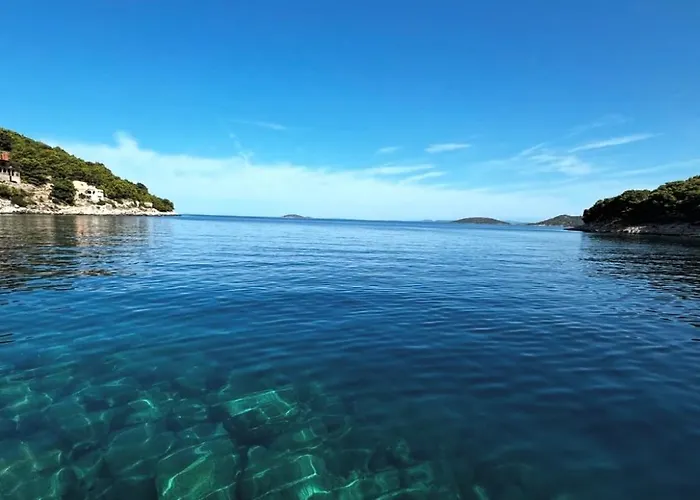 Venetta House ,pool, Jacuzzi, Satellite Internet-wifi,island žirje, šibenik Žirje